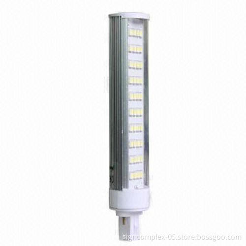 G24 LED Bulb, Uses High-thermal Conductivity Aluminum Alloy Housing 6063 and Clear and Frosted Lens